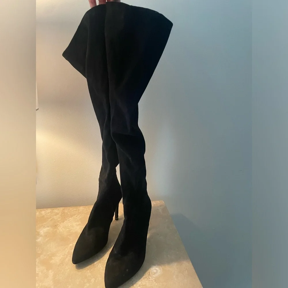 Call It Spring - Women’s Black Over-the-Knee Stiletto Boots